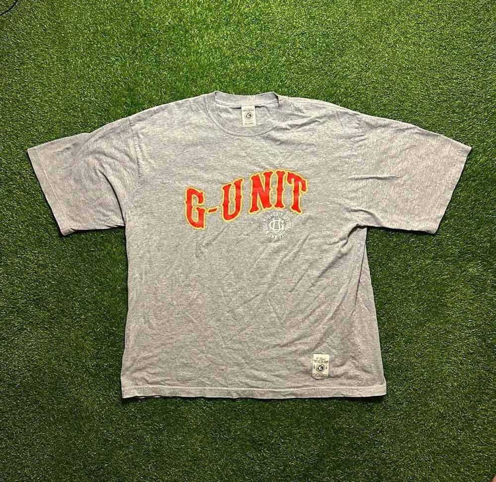Y2K 2000s G-Unit Spellout Logo T-Shirt.